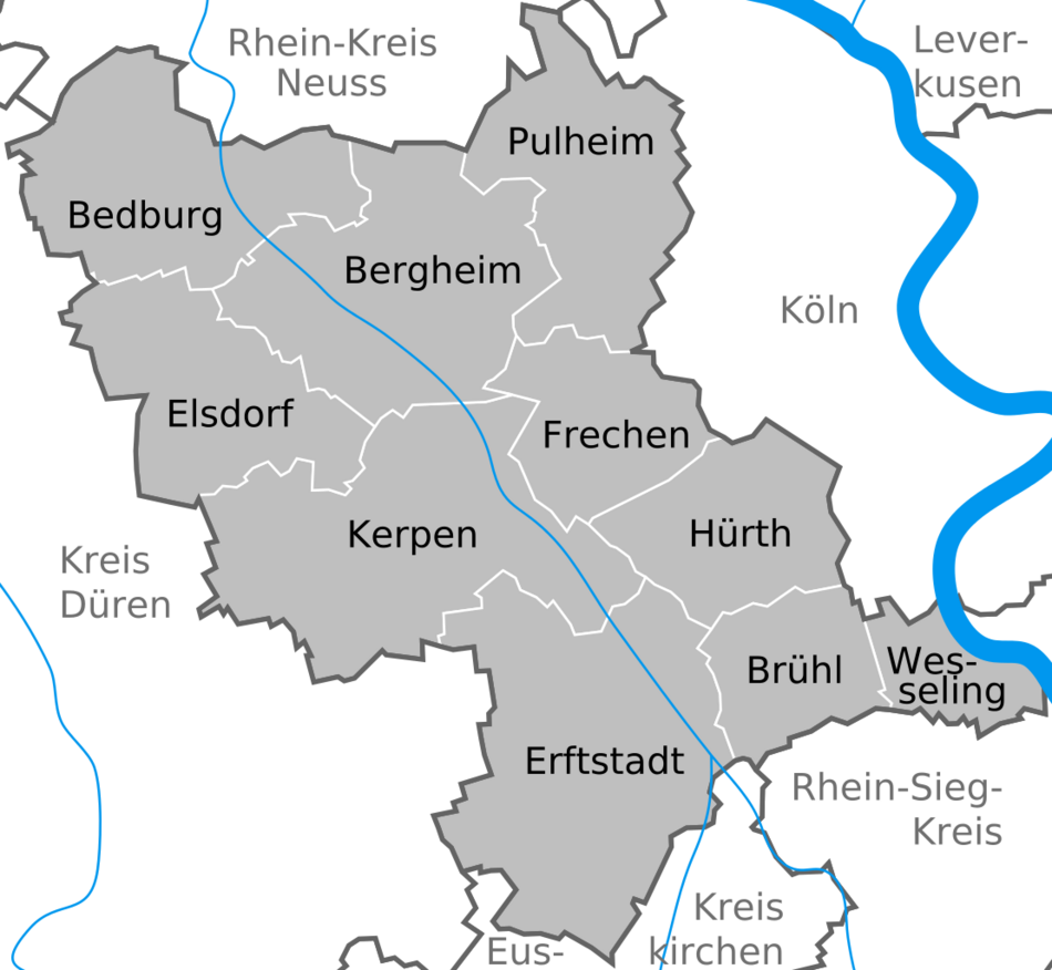 Kommunen im Rhein-Erft-Kreis